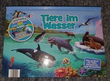 Pop Up 3D Buch Tiere im Wasser mit Tiergeräuschen
