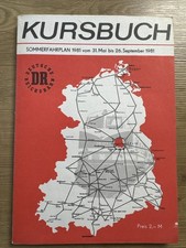 DB Kursbuch Sommerfahrplan 1981  TOP!!!