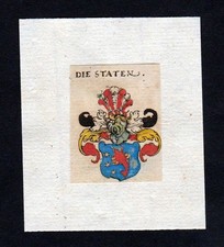 17. Jh Staten Stat Wappen coat
