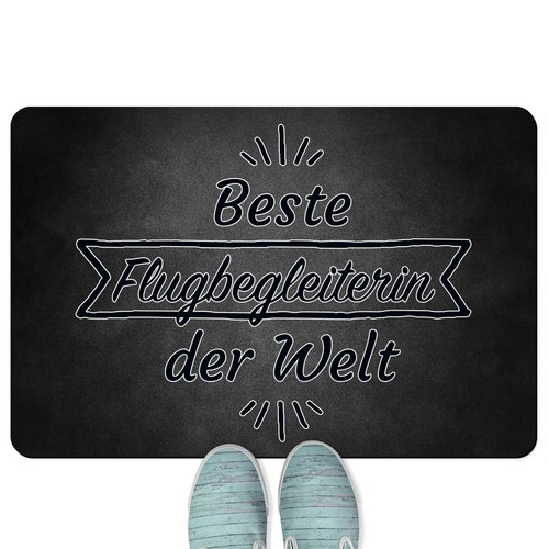 Beste flugbegleiterin der welt - der,