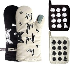 Ofenhandschuhe Topflappen Set