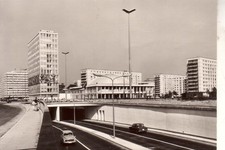 Postkarte :    BERLIN - ALEXANDERPLATZ , Autotunnel ; ca.1969