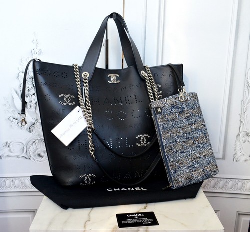 Original chanel logo shopper - logo,
