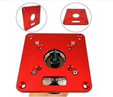 ALU Befestigungsplatte Einlegeplatte Frästisch MAKITA RT0700C & DRT50Z Oberfräse