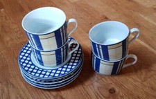 4 Tassen + Unterteller *Flirt* Ritzenhoff + Breker* R & B *French Vanilla Gedeck