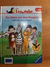 Leserabe  1. Lesestufe Ein Zebra auf dem Ponyhof Judith Allert Melanie Garanin