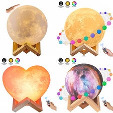 3D Mondlampe LED Night Desk