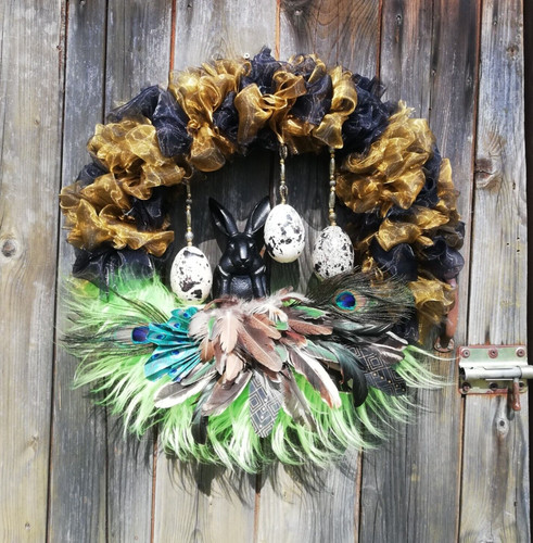 Türkranz wanddekoration hase - türkranz,