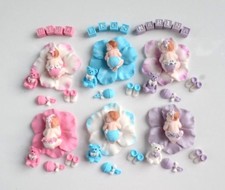 Baby Fondant Zuckerfigur Taufe