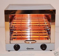 Bartscher Doppeltoaster Toaster aus Edelstahl Salamander Überbackgerät A151600