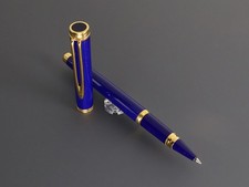 Waterman Ideal Gentleman Rollerball blau-gold 1976-1983