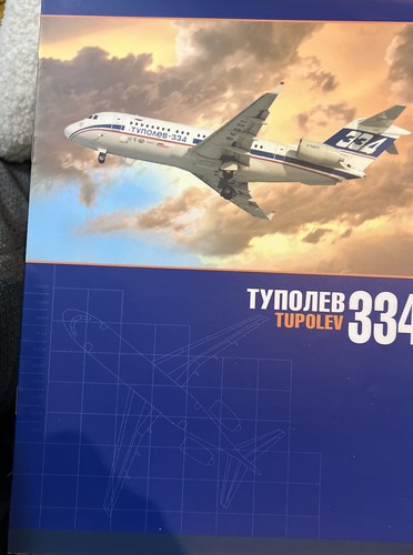 Tupolev 334 broschüre - tupolev,