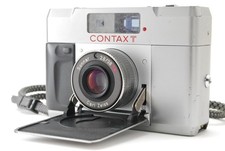 All Works [NEAR MINT] CONTAX T Silver Rangefinder 35mm Film Camera body JAPAN