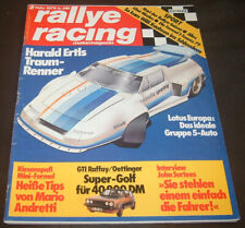 Rallye Racing 2/79 Oettinger, Raffay VW Golf I, BMW 320 E 21 Serie - Tuning usw