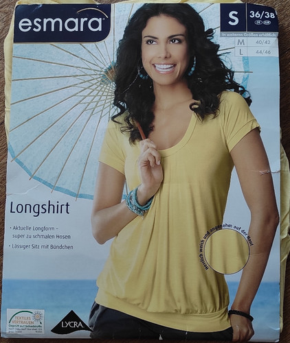Kurzarm shirt longshirt - kurzarm,