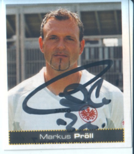 Markus pröll autogramm - pröll, auf