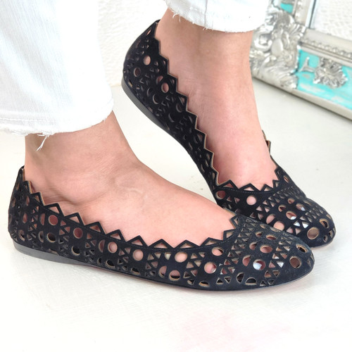 Alaia black laser - laser, cut