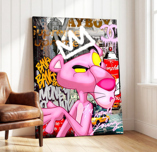 Luxus pop art banksy - luxus, rosa