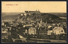 Ansichtskarte Heidenheim a. Brz., Teilansicht mit Schloss Hellenstein 