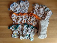 21 Blümchen Stoffwindeln
