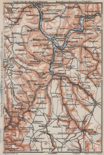 öst ost odenwald - odenwald, topokarte