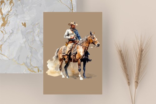 Cowboy western poster - western,