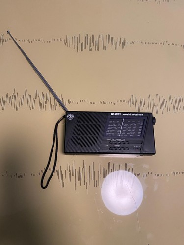 Tragbares vintage radio globe - vintage-radio,
