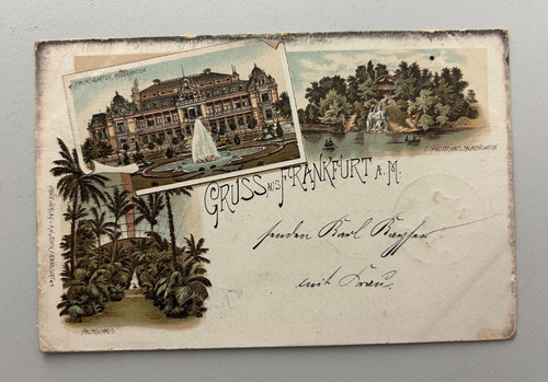 Frühe litho gruss - frühe,