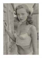 Vintage Foto Abzug Frau, Akt