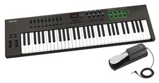Vielseitiger Nektar LX61+ Keyboard Controller mit DAW Integration MMC USB & MIDI