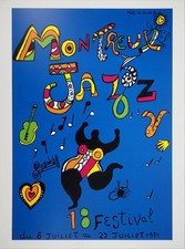 Niki De Saint Phalle: Dancing Nana - Signiertes Plakat