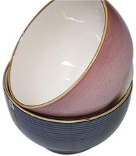 6er Müslischalen Set 700 ml 6 Pers. Salat-/Suppenschale handgemalt 15161