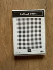 Stampin Up! Hintergrundstempel Buffalo Check Sizzix