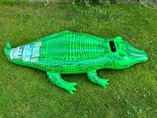 INTEX Reittier Alligator Schwimmtier aufblasbares Krokodil Wasser-Aufblastier