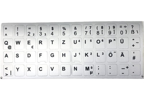 Deutsche tastaturaufkleber - deutsche,