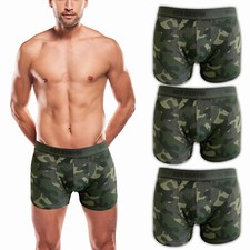 3er Herren Boxershorts USA Griffin Baumwolle Unterhosen Unterwäsche Retroshorts