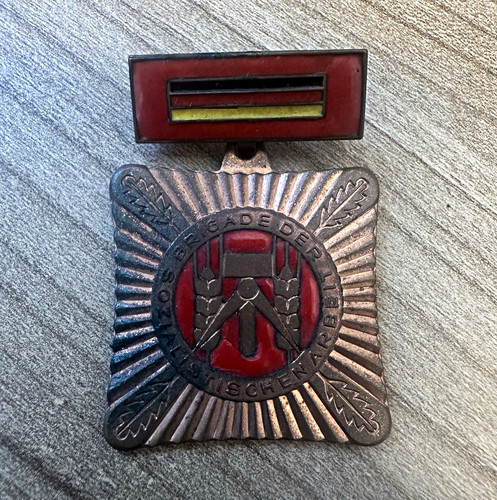 Ddr abzeichen orden - ddr, „brigade