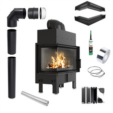 Eck Kamineinsatz KRATKI FLOKI