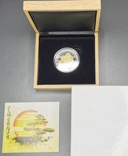 Kamerun/Cameroun 2012, Lunar Drache, Silber 999, Proof/PP, Gold-Applikation