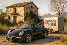 1:18 Maisto - Porsche 911 997 Carrera S Schwarz 2005 - Ersatzteile - Spare Parts