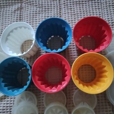 Tupperware  "Prinz" Puddingformen 5er-Set mehrfarbig