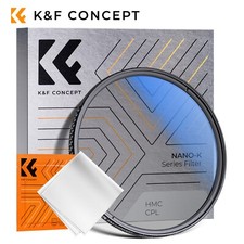 K&F Concept CPL Filter Slim Cirkular Polfilter Kamera Objektiv K-Serie 37-95mm