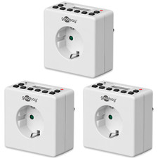 3x Digitale Zeitschaltuhr Steckdose Wochenzeitschaltuhr 7 Tage Kinderschutz 