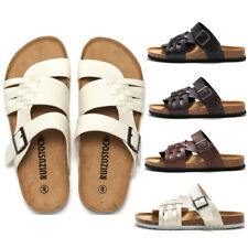 Herren Damen Pantoletten PU