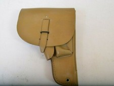 Original Französische Armee Tasche, Pistolentasche, Ledertasche - Algerienkrieg