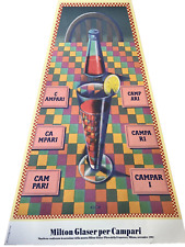 Milton Glaser - Poster Plakat - Campari Trapez - Bid Now! Offri Jetzt