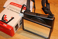 Baby Auto Spiegel schwarz mit