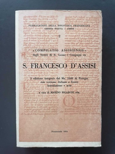 Compilatio assisiensis - assisiensis, hl