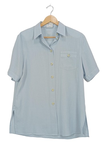 Barisal hemdbluse damen blau - hemdbluse,