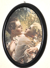 Ovaler Biedermeierrahmen